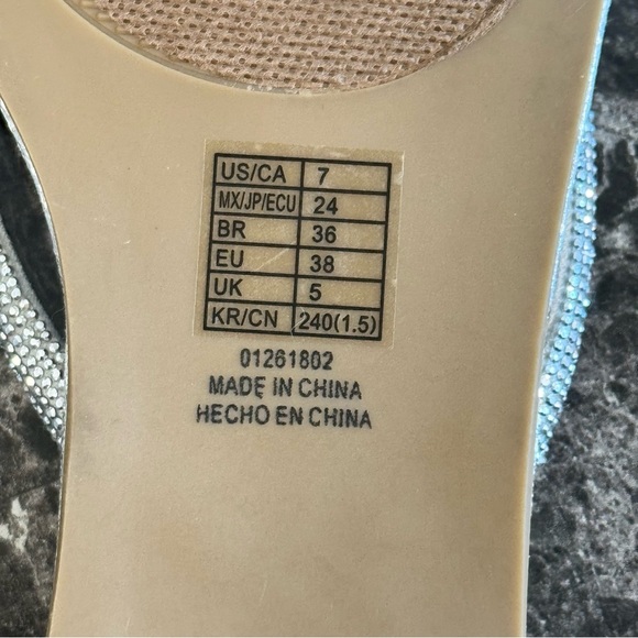 Forever 21 Metallic Silver Sandals - Picture 7 of 8